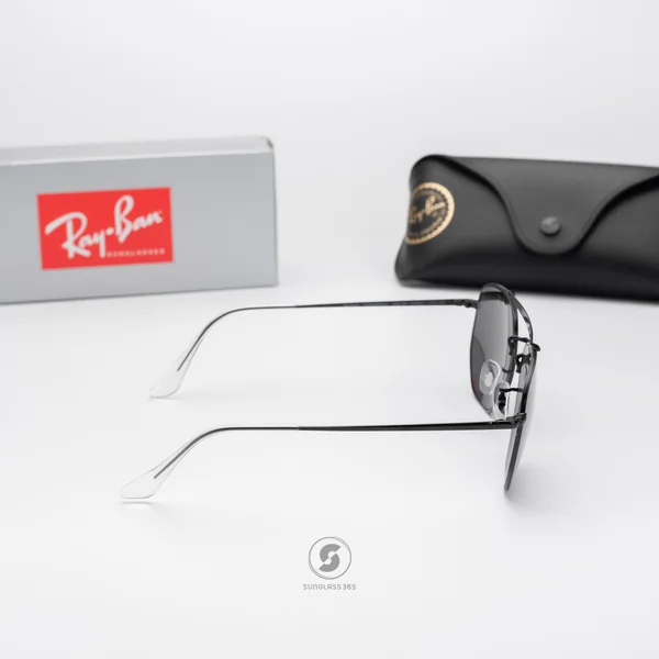 แว่นกันแดด Ray-Ban Marshal RB3648 002/B1 Black /Dark Grey image 4