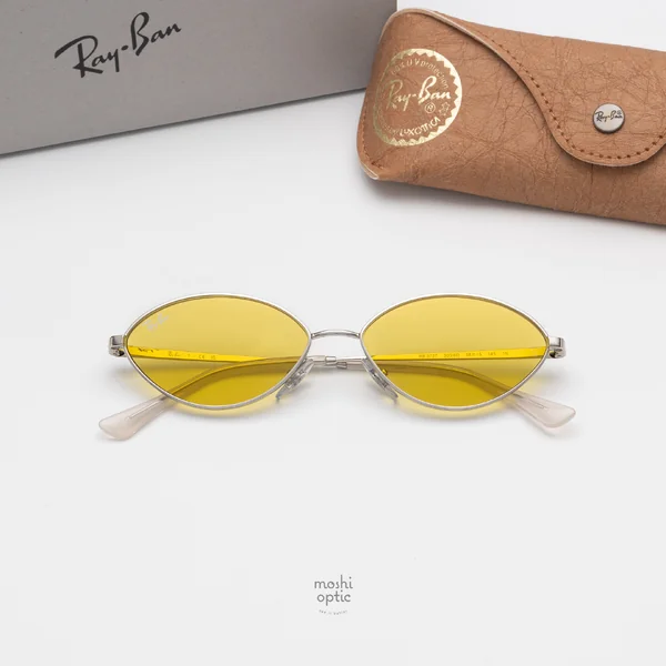 แว่นกันแดด Ray-Ban Kai RB3757 003/6D Yellow Mirror / Flash Gold
