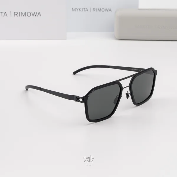 แว่นกันแดด MYKITA RIMOWA SUN MR003 AL4 BLACK BLACK BLACK POLARIZED image 4 แว่นกันแดด MYKITA RIMOWA SUN MR003 AL4 BLACK BLACK BLACK POLARIZED image 4