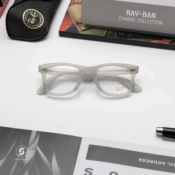 แว่นสายตา Ray-Ban Wayfarer RX5121F 8382 Photo striped light blue image 2 แว่นสายตา Ray-Ban Wayfarer RX5121F 8382 Photo striped light blue image 2
