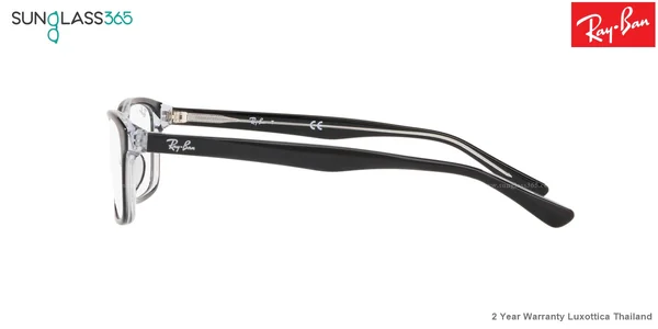 แว่นสายตา Ray-Ban RX5318D 2034 Black on Transparent image 7 แว่นสายตา Ray-Ban RX5318D 2034 Black on Transparent image 7