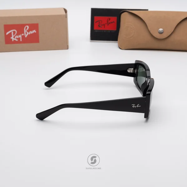 แว่นกันแดด Ray-Ban Kiliane RB4395F 667771 Black / Dark Green image 5 แว่นกันแดด Ray-Ban Kiliane RB4395F 667771 Black / Dark Green image 5