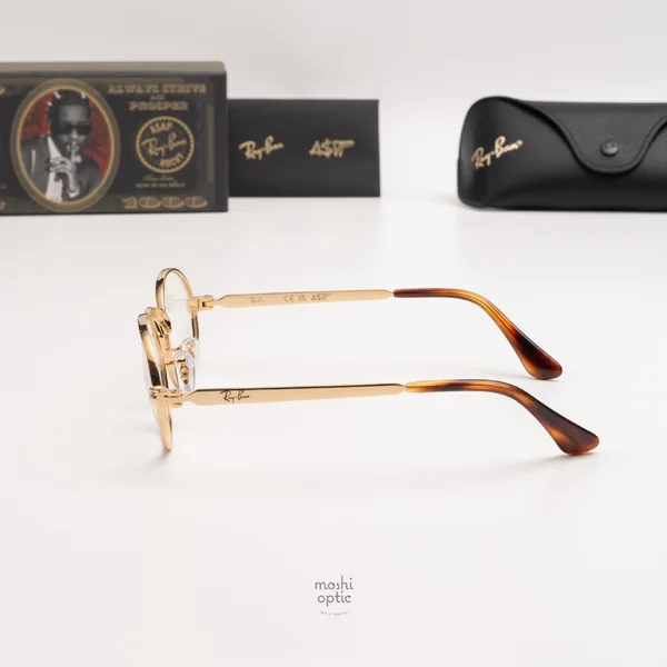 แว่นสายตา Ray-Ban A$AP RX3931V 2500 Arista Gold image 5 แว่นสายตา Ray-Ban A$AP RX3931V 2500 Arista Gold image 5