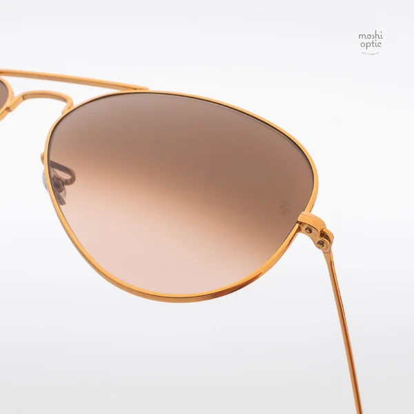แว่นกันแดด Ray-Ban Aviator large metal RB3025 9001/A5 Pink / Pink Gradient Brown image 7 แว่นกันแดด Ray-Ban Aviator large metal RB3025 9001/A5 Pink / Pink Gradient Brown image 7