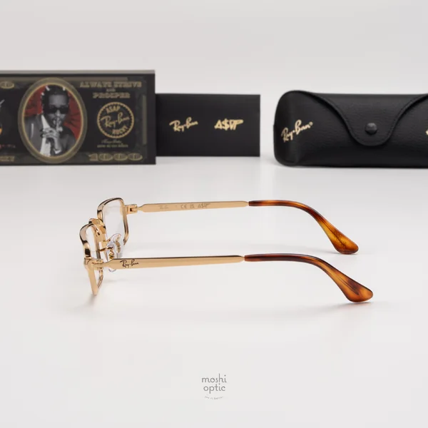 แว่นสายตา Ray-Ban A$AP RX3927V 2500 Arista Gold image 5 แว่นสายตา Ray-Ban A$AP RX3927V 2500 Arista Gold image 5