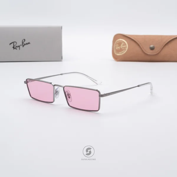 แว่นกันแดด Ray-Ban Emy RB3741 004/84 Gunmetal / Pink image 2 แว่นกันแดด Ray-Ban Emy RB3741 004/84 Gunmetal / Pink image 2