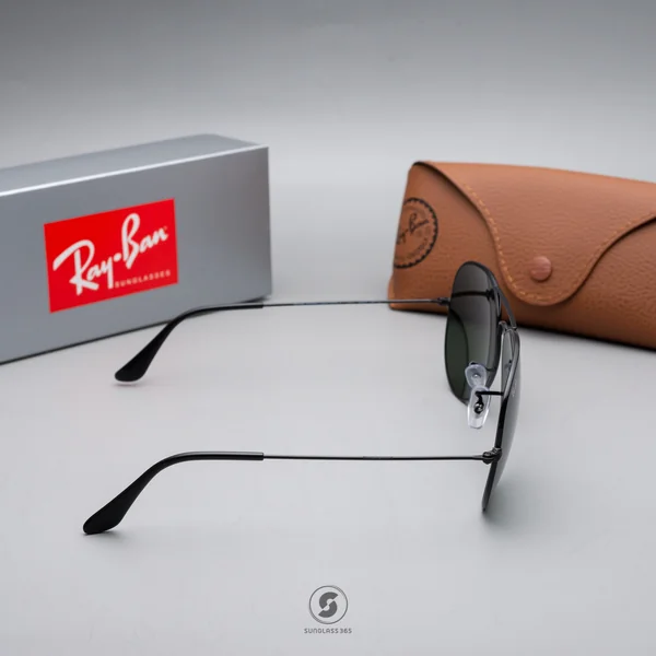 แว่นกันแดด Ray-Ban Aviator large metal ii RB3026 L2821 Black / Green G-15 image 4 แว่นกันแดด Ray-Ban Aviator large metal ii RB3026 L2821 Black / Green G-15 image 4