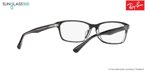 แว่นสายตา Ray-Ban RX5318D 2034 Black on Transparent image 5 แว่นสายตา Ray-Ban RX5318D 2034 Black on Transparent image 5