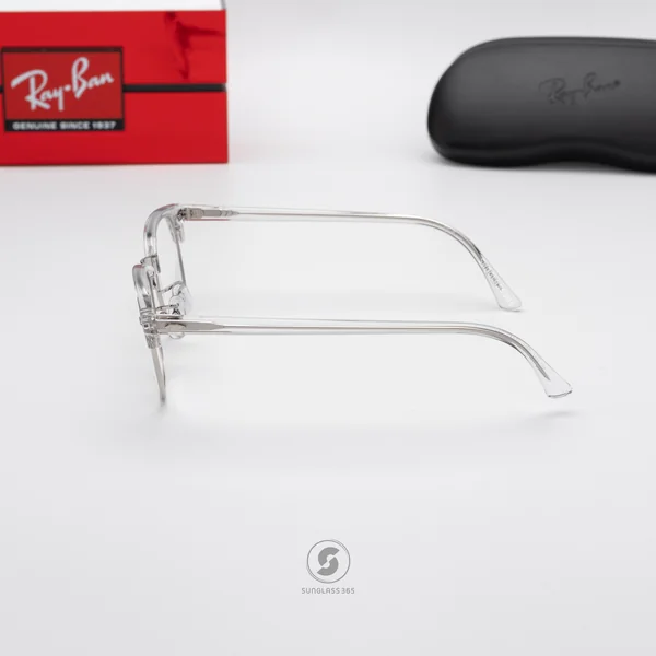 แว่นสายตา Ray-Ban Clubmaster RX5154 2001 White Transparent image 5 แว่นสายตา Ray-Ban Clubmaster RX5154 2001 White Transparent image 5