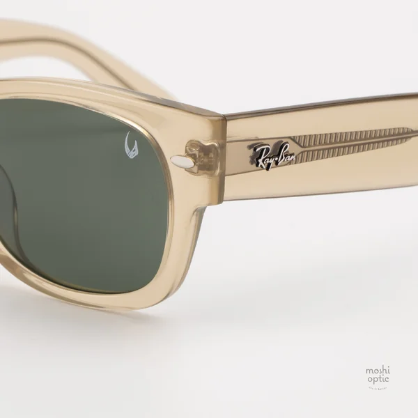 แว่นกันแดด Ray-Ban RB0832SF 146031 Polished Beige Green image 8