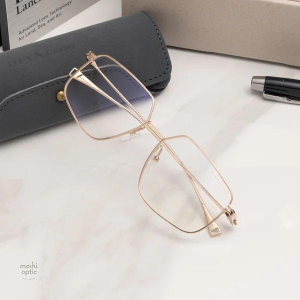 แว่นสายตา DITA LANCIER DLX143 A 01 Gold Sand image 6
