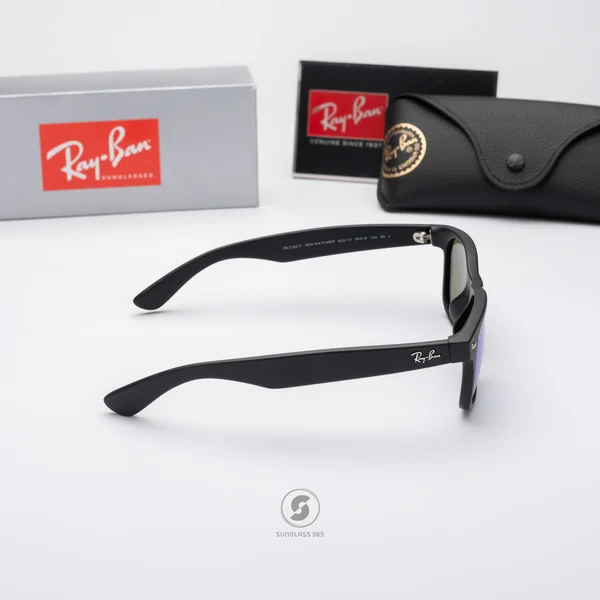 RayBan RB2132F 622/17 Nre Wayfarer Blue Mirror image 4 RayBan RB2132F 622/17 Nre Wayfarer Blue Mirror image 4