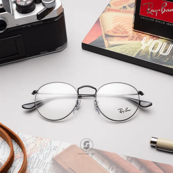 แว่นสายตา Ray-Ban Round Metal RX3447V 2503 Black แว่นสายตา Ray-Ban Round Metal RX3447V 2503 Black