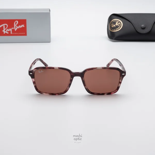แว่นกันแดด Ray-Ban Raimond RB2231F 1416C5 Transparent Fantasy Violet & Red / Red image 3 แว่นกันแดด Ray-Ban Raimond RB2231F 1416C5 Transparent Fantasy Violet & Red / Red image 3