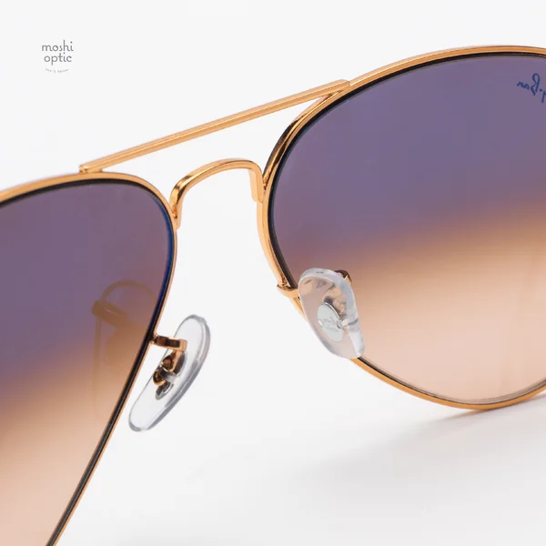 แว่นกันแดด Ray-Ban Aviator large metal RB3025 9001/A5 Pink / Pink Gradient Brown image 8 แว่นกันแดด Ray-Ban Aviator large metal RB3025 9001/A5 Pink / Pink Gradient Brown image 8