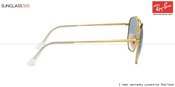แว่นกันแดด Ray-Ban Marshal RB3648 001/3F Gold /Clear Gradient Blue image 10