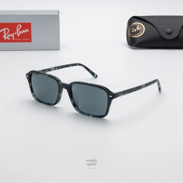 แว่นกันแดด Ray-Ban Raimond RB2231F 1417R5 Transparent Fantasy Blue & Grey / Blue image 2 แว่นกันแดด Ray-Ban Raimond RB2231F 1417R5 Transparent Fantasy Blue & Grey / Blue image 2