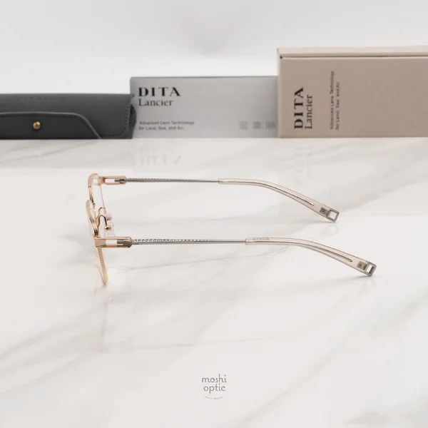 แว่นสายตา DITA LANCIER DLX146 A 01 Gold / Shiny Silver image 4