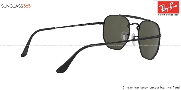 แว่นกันแดด Ray-Ban Marshal RB3648 002/58 Black / Green Polarized image 9 แว่นกันแดด Ray-Ban Marshal RB3648 002/58 Black / Green Polarized image 9