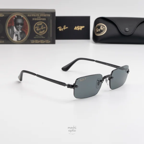 แว่นกันแดด Ray-Ban A$AP Rocky RB3928 002/81 Black / Dark grey polarized image 5 แว่นกันแดด Ray-Ban A$AP Rocky RB3928 002/81 Black / Dark grey polarized image 5