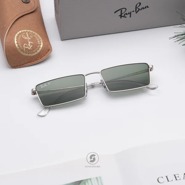 แว่นกันแดด Ray-Ban Emy RB3741 003/9A Silver / Dark Green Polarized แว่นกันแดด Ray-Ban Emy RB3741 003/9A Silver / Dark Green Polarized