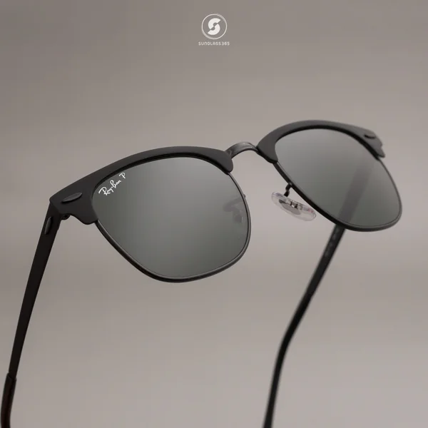 Ray-Ban Ray-Ban RB3716 186/58 Clubmaster Metal Black Top Mat
