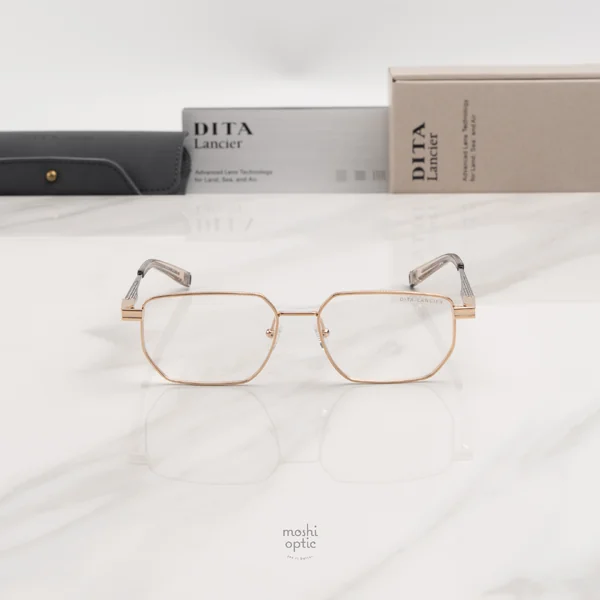 แว่นสายตา DITA LANCIER DLX146 A 01 Gold / Shiny Silver image 2