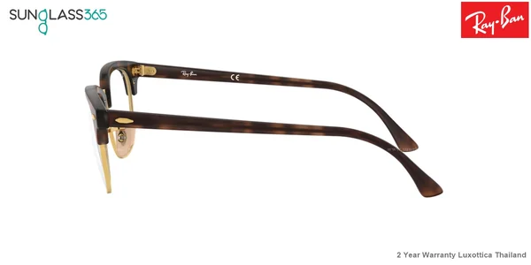 แว่นสายตา Ray-Ban Clubmaster RX5154 2372 Red Havana image 7 แว่นสายตา Ray-Ban Clubmaster RX5154 2372 Red Havana image 7