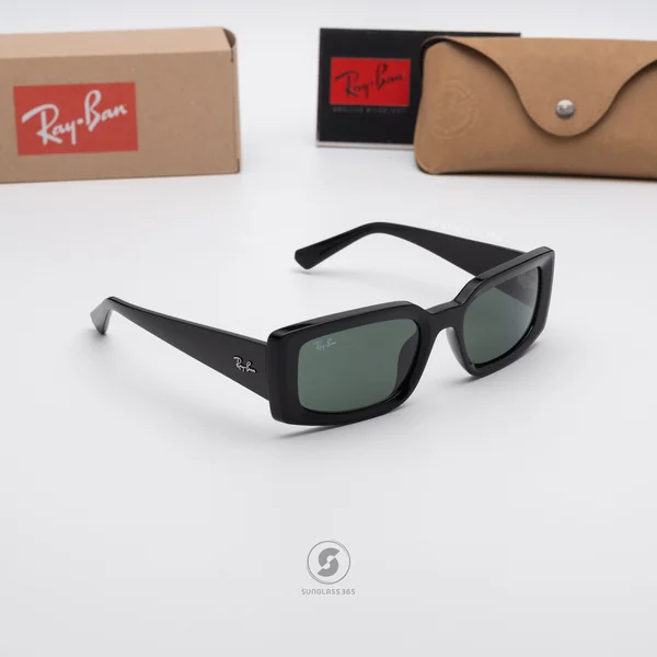 แว่นกันแดด Ray-Ban Kiliane RB4395F 667771 Black / Dark Green image 4 แว่นกันแดด Ray-Ban Kiliane RB4395F 667771 Black / Dark Green image 4