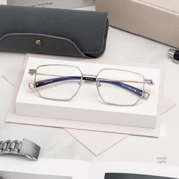 แว่นสายตา DITA LANCIER DLX146 A 03 Gold / Silver image 8