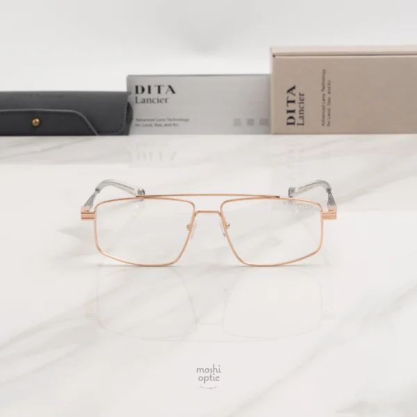 แว่นสายตา DITA LANCIER DLX144 A 04 Rose Gold / Shiny Silver image 2