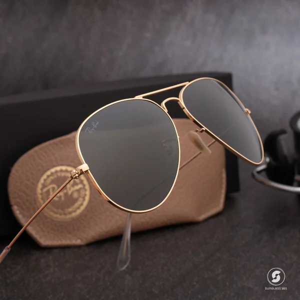 แว่นกันแดด Ray-Ban Aviator large metal RB3025 W3400 Gold / G-15 image 2 แว่นกันแดด Ray-Ban Aviator large metal RB3025 W3400 Gold / G-15 image 2