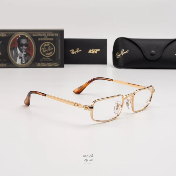 แว่นสายตา Ray-Ban A$AP RX3927V 2500 Arista Gold image 4 แว่นสายตา Ray-Ban A$AP RX3927V 2500 Arista Gold image 4