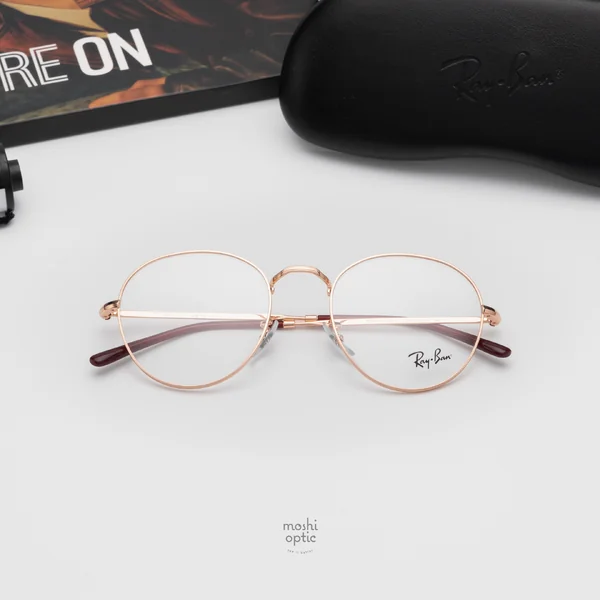 แว่นสายตา Ray-Ban David RX3582V 3094 Rose Gold แว่นสายตา Ray-Ban David RX3582V 3094 Rose Gold