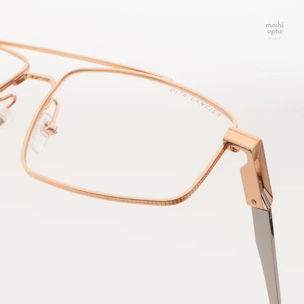 แว่นสายตา DITA LANCIER DLX144 A 04 Rose Gold / Shiny Silver image 5