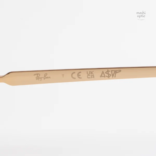 แว่นกันแดด Ray-Ban A$AP Rocky RB3928 001/73 Arista gold / Dark brown image 9