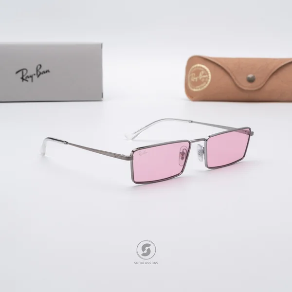 แว่นกันแดด Ray-Ban Emy RB3741 004/84 Gunmetal / Pink image 4 แว่นกันแดด Ray-Ban Emy RB3741 004/84 Gunmetal / Pink image 4