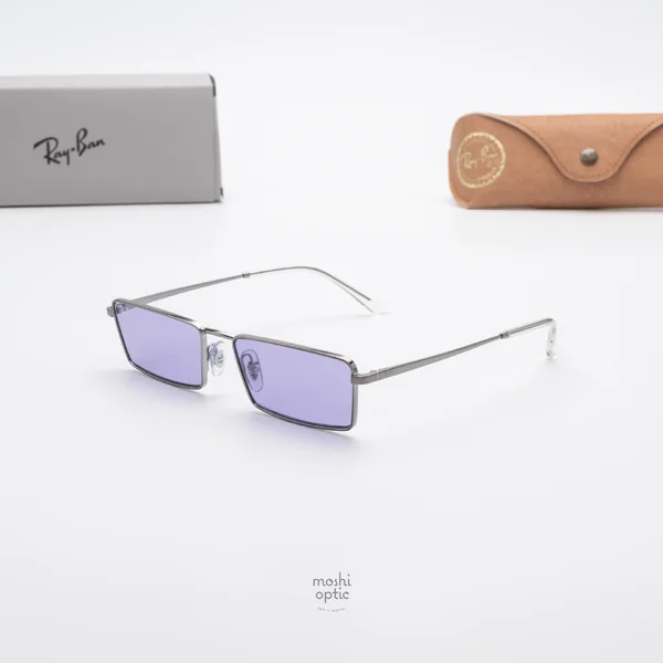 แว่นกันแดด Ray-Ban Emy RB3741 004/1A Gunmetal / Violet image 2 แว่นกันแดด Ray-Ban Emy RB3741 004/1A Gunmetal / Violet image 2