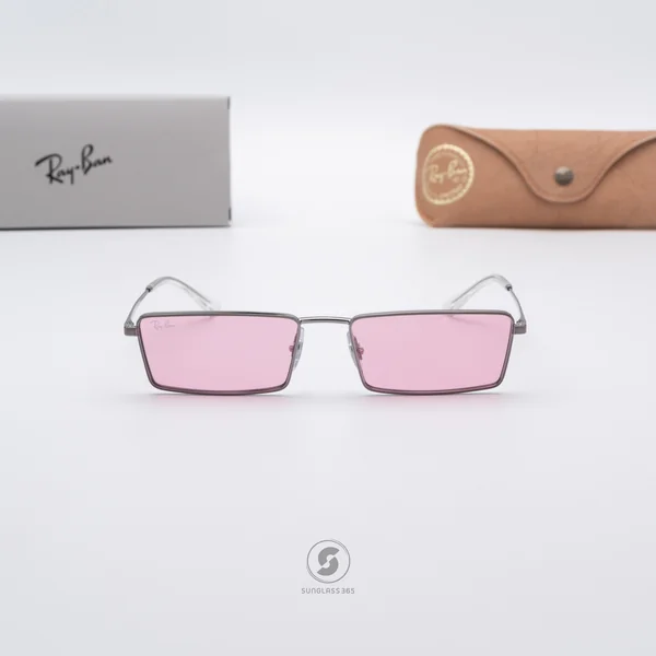 แว่นกันแดด Ray-Ban Emy RB3741 004/84 Gunmetal / Pink image 3 แว่นกันแดด Ray-Ban Emy RB3741 004/84 Gunmetal / Pink image 3