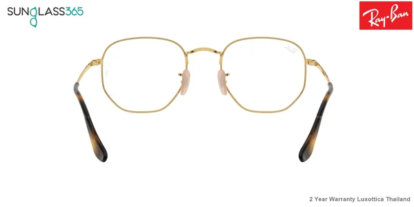 แว่นสายตา Ray-Ban RX6448 2945 Havana on Gold image 7