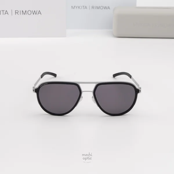 แว่นกันแดด MYKITA RIMOWA SUN MR006 AL1 WHITE SILVER BLACK COOLGREY SOLID image 3 แว่นกันแดด MYKITA RIMOWA SUN MR006 AL1 WHITE SILVER BLACK COOLGREY SOLID image 3