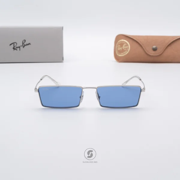 แว่นกันแดด Ray-Ban Emy RB3741 003/80 Silver / Blue image 3 แว่นกันแดด Ray-Ban Emy RB3741 003/80 Silver / Blue image 3