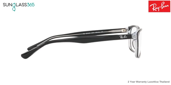 แว่นสายตา Ray-Ban RX5318D 2034 Black on Transparent image 4 แว่นสายตา Ray-Ban RX5318D 2034 Black on Transparent image 4