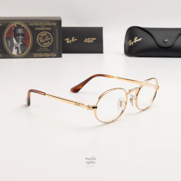 แว่นสายตา Ray-Ban A$AP RX3931V 2500 Arista Gold image 4 แว่นสายตา Ray-Ban A$AP RX3931V 2500 Arista Gold image 4