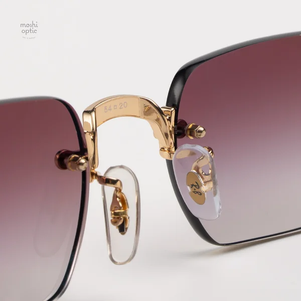 แว่นกันแดด Ray-Ban A$AP Rocky RB3928 001/8H Arista gold / Clear gradient dark violet image 9 แว่นกันแดด Ray-Ban A$AP Rocky RB3928 001/8H Arista gold / Clear gradient dark violet image 9