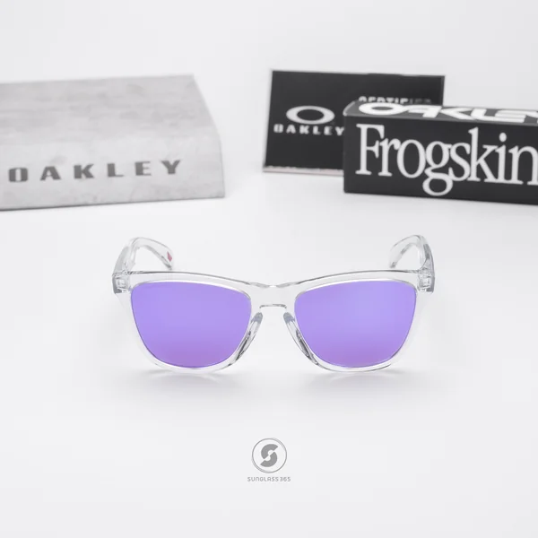 Oakley OO9245-96 Frogskins Polished Clear Prizm Violet