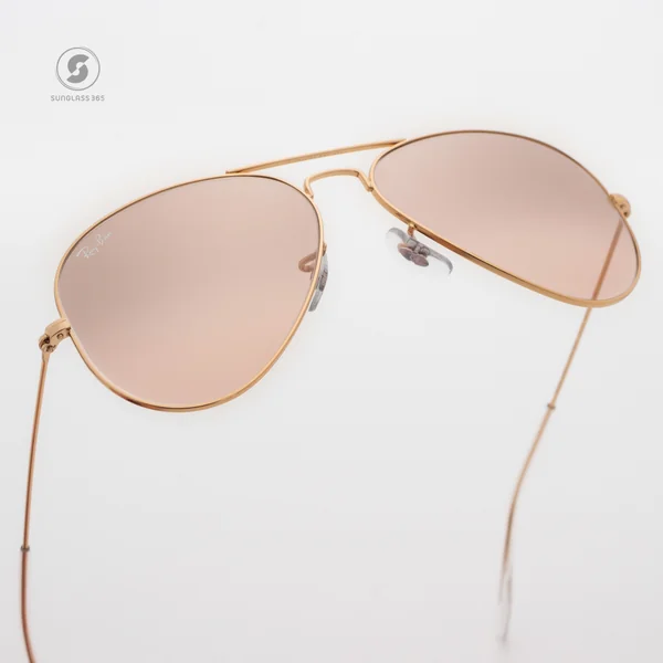 แว่นกันแดด Ray-Ban Aviator large metal RB3025 001/3E Gold / Pink image 5