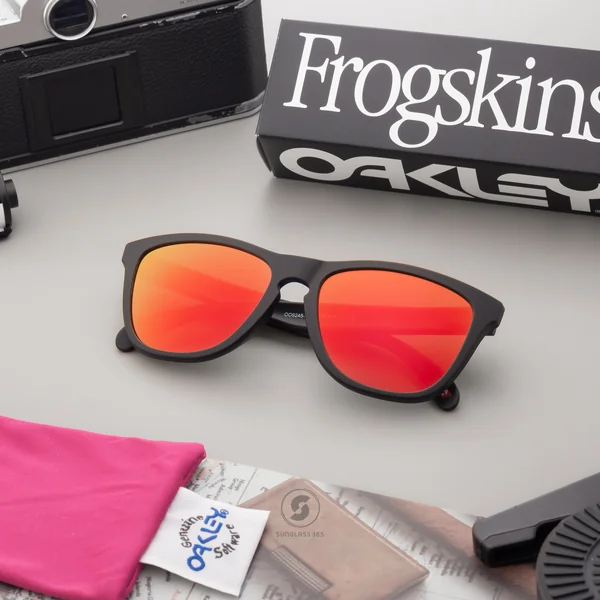 แว่นกันแดด OAKLEY FROGSKINS OO9245-63 Prizm Ruby (Asian fit)