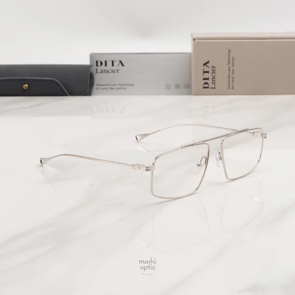 แว่นสายตา DITA LANCIER DLX142 A 04 Shiny Silver image 3
