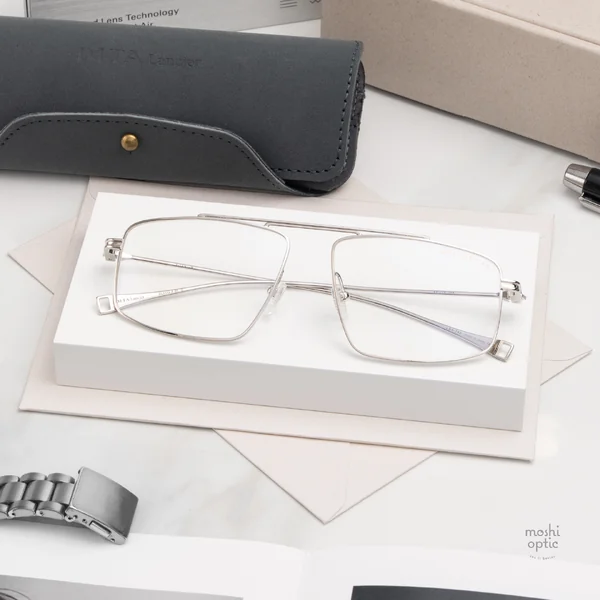 แว่นสายตา DITA LANCIER DLX142 A 04 Shiny Silver image 7